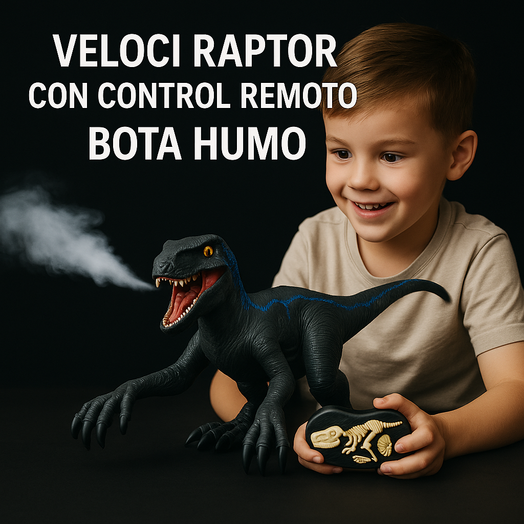 DinoRex Humo Real con control remoto - El mejor regalo para tu niño esta navidad
