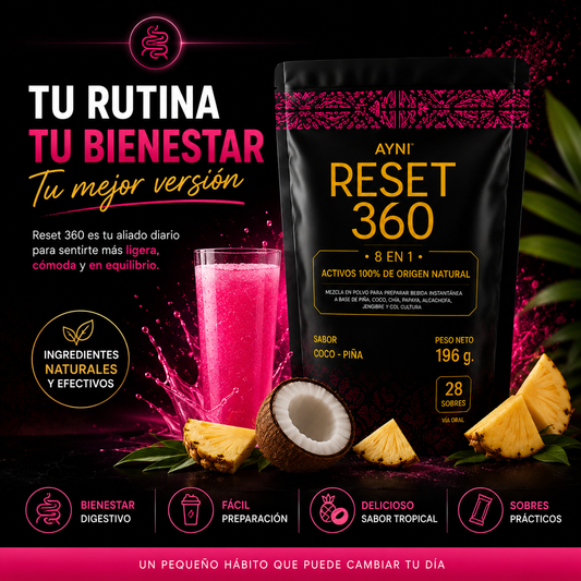RESET 360 (TU NUEVO ALIADO PARA SENTIRTE LIGERA Y COMBATIR LA PESADEZ)