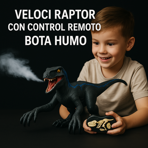 DinoRex Humo Real con control remoto - El mejor regalo para tu niño esta navidad