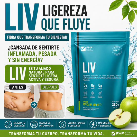 LIV DETOX NATURAL PARA LA DIGESTION INTESTINAL